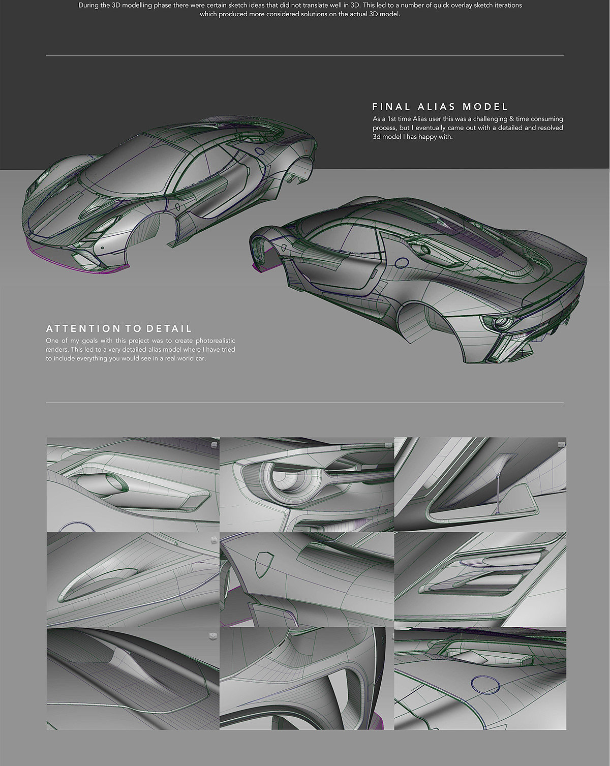 Ferrari，Design story，sketch，modeling，Render，Concept Car，