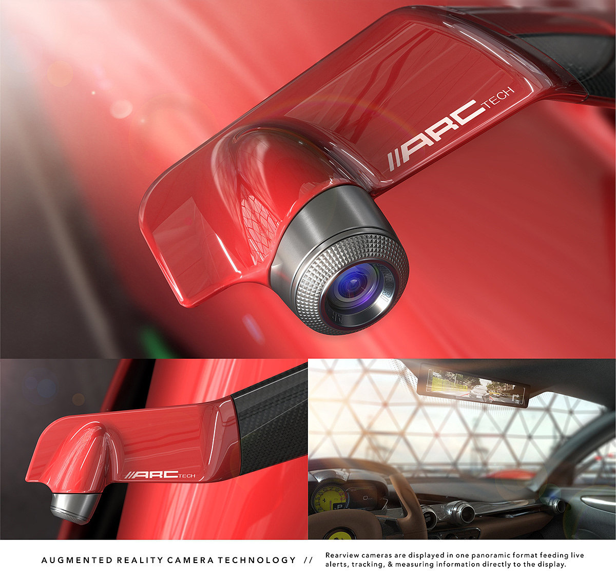 Ferrari，Design story，sketch，modeling，Render，Concept Car，