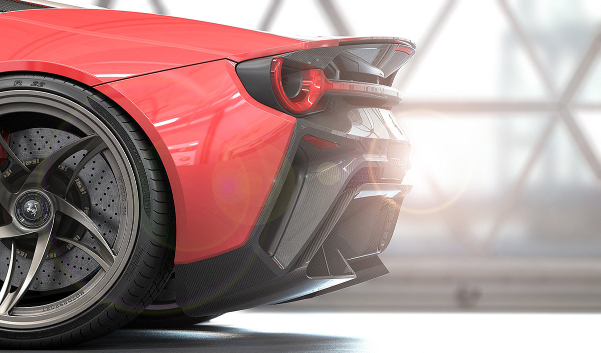 Ferrari，Design story，sketch，modeling，Render，Concept Car，