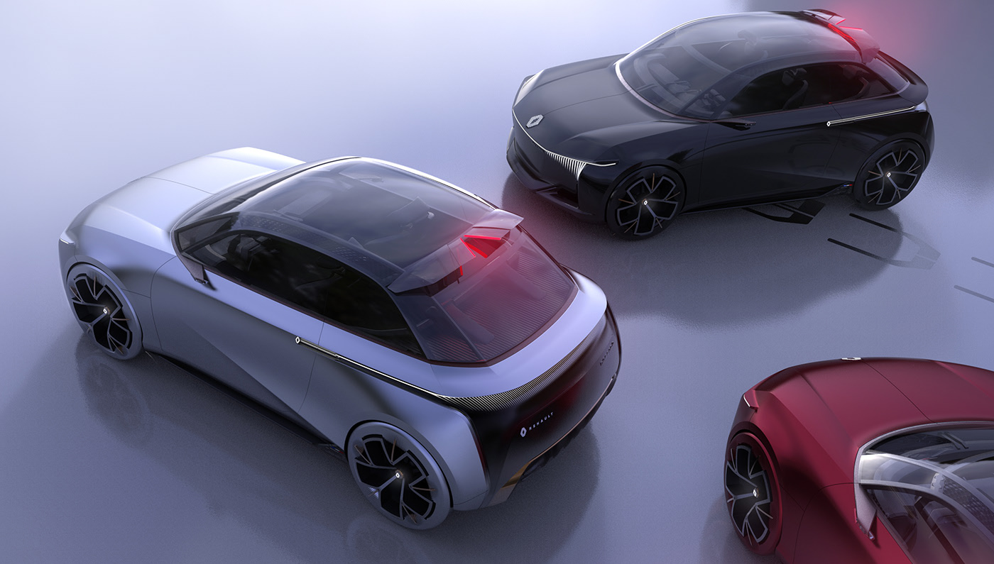 renault，Concept Car，vehicle，industrial design，