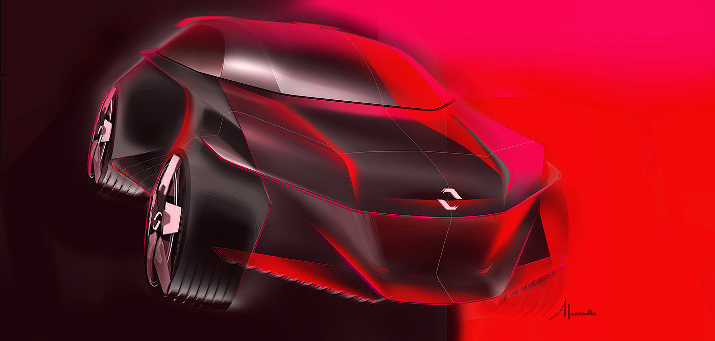 renault，Concept Car，vehicle，industrial design，