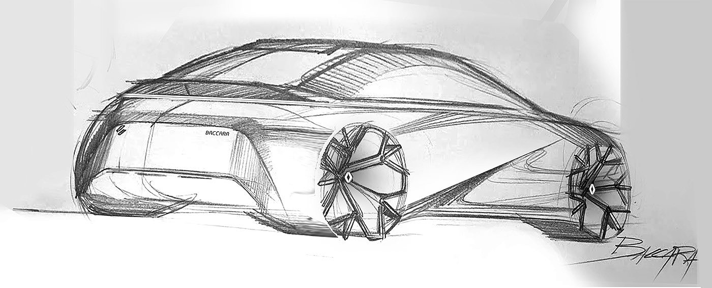 renault，Concept Car，vehicle，industrial design，