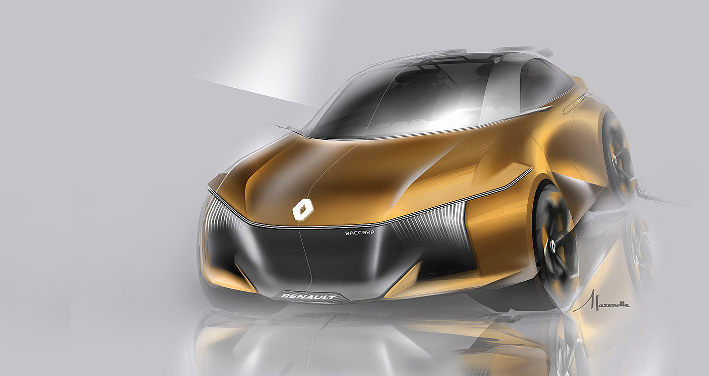 renault，Concept Car，vehicle，industrial design，