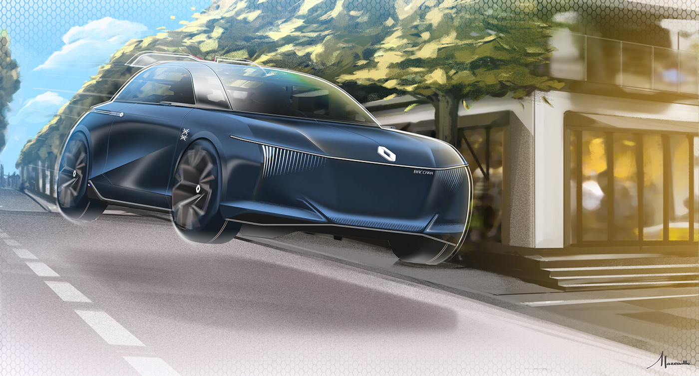 renault，Concept Car，vehicle，industrial design，