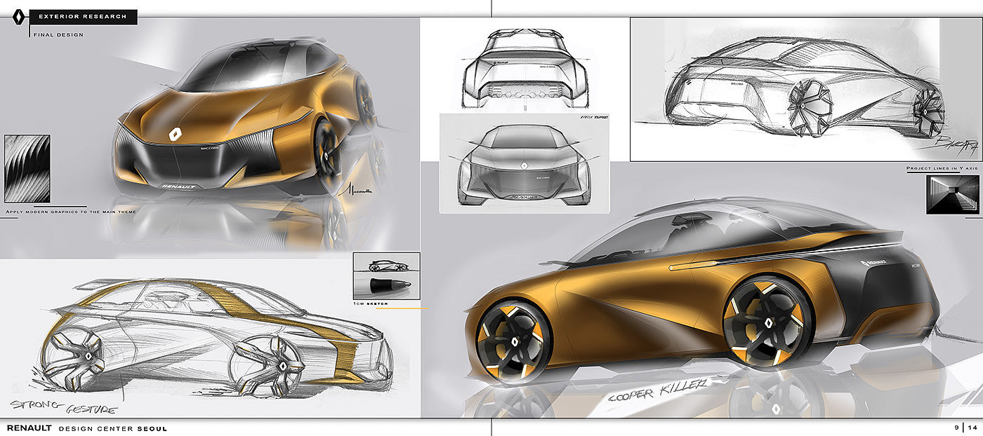 renault，Concept Car，vehicle，industrial design，