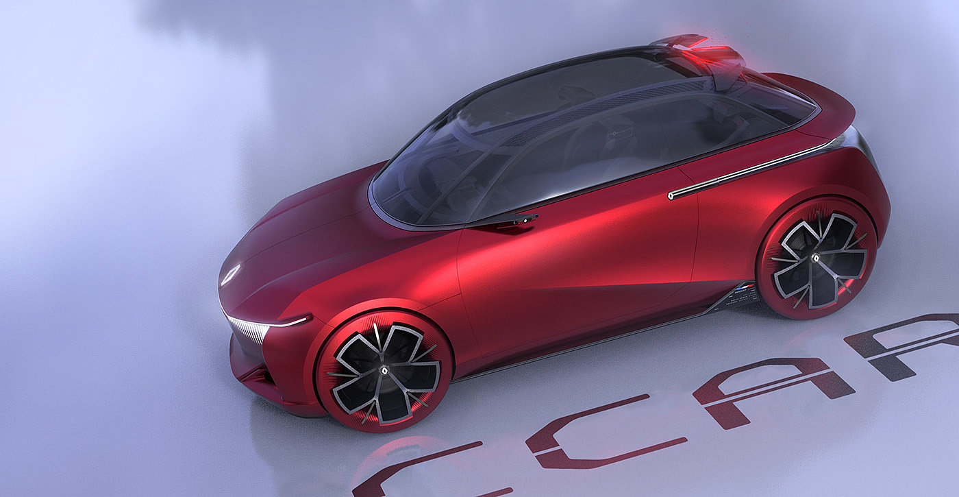 renault，Concept Car，vehicle，industrial design，