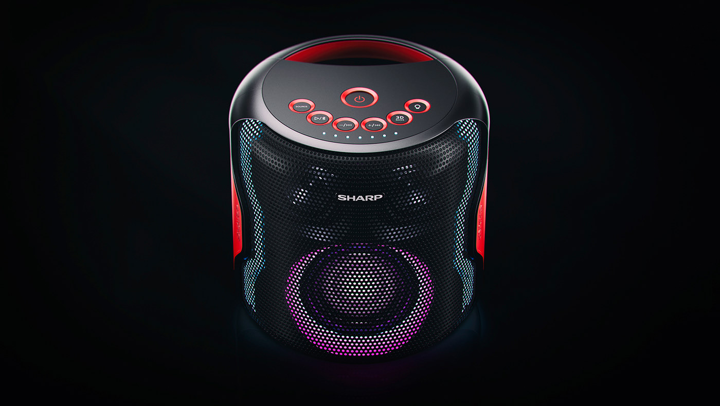 black，fashion，cgi，speaker，