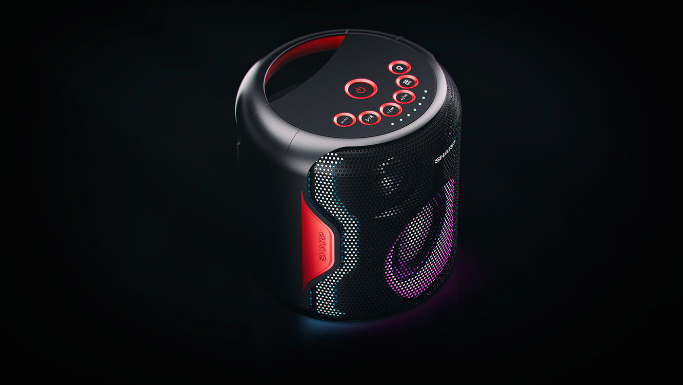 black，fashion，cgi，speaker，