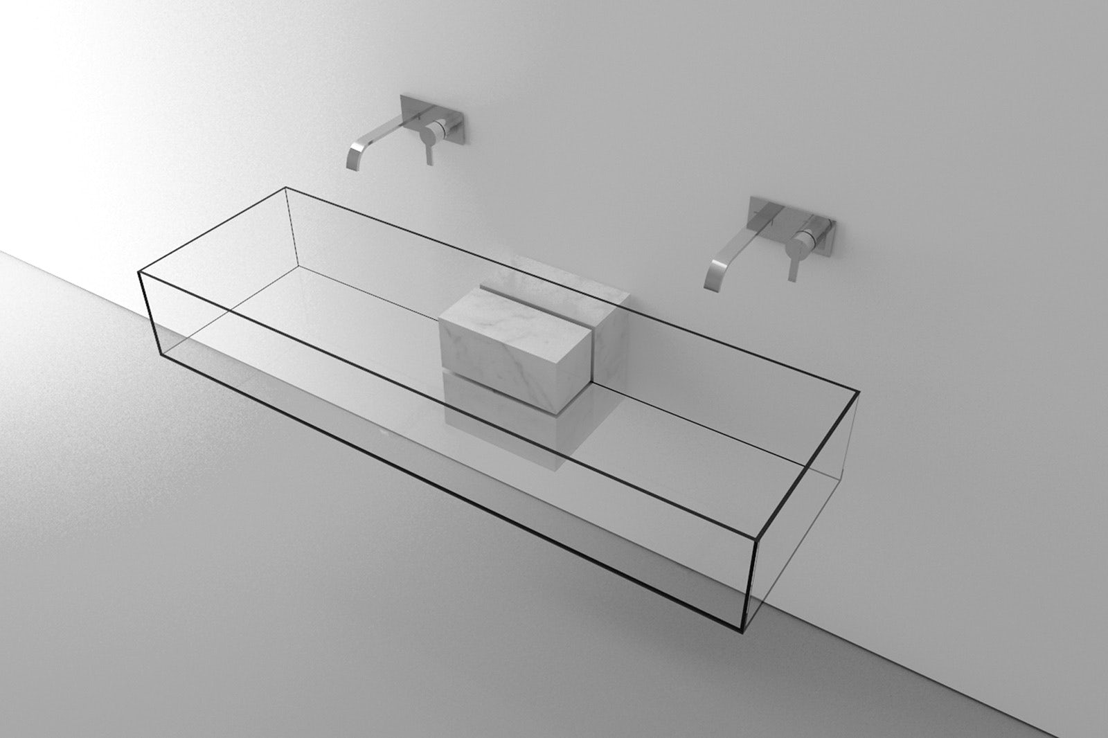 concise，transparent，Wash basin，proportion，seamless，Marble，Home furniture，
