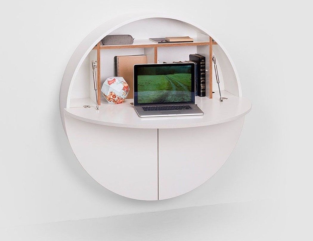 Minimalism，circular，desk，Home furniture，