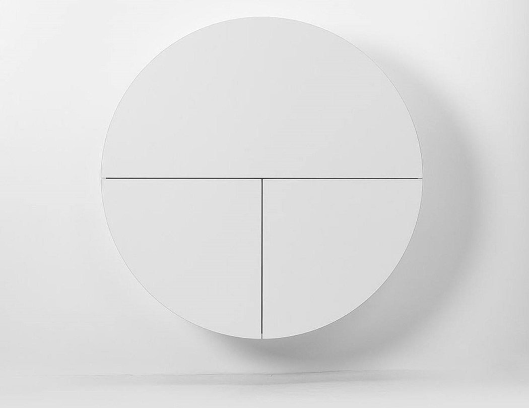 Minimalism，circular，desk，Home furniture，