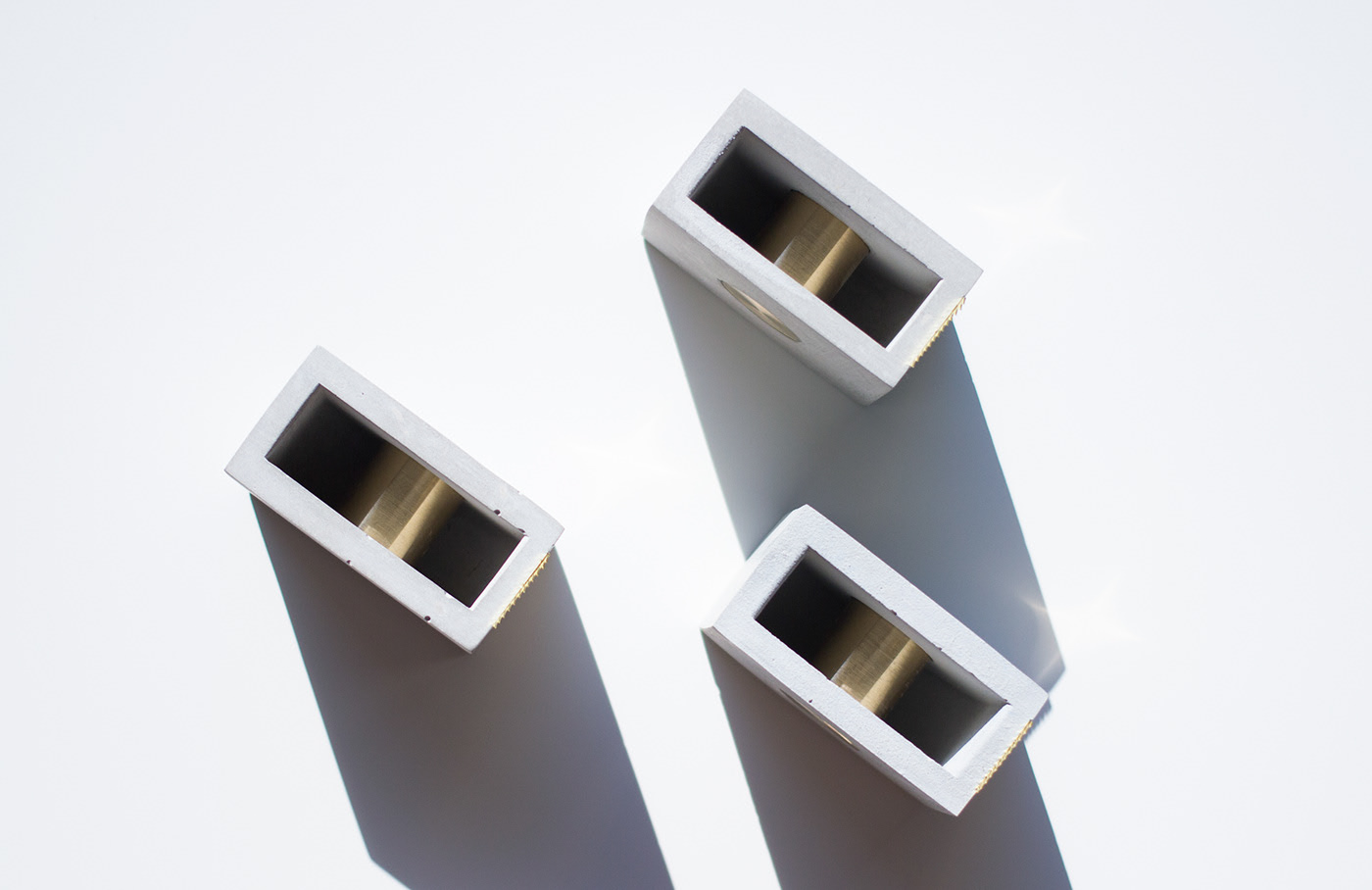 original，brass，concrete，Tape clip，pen container，