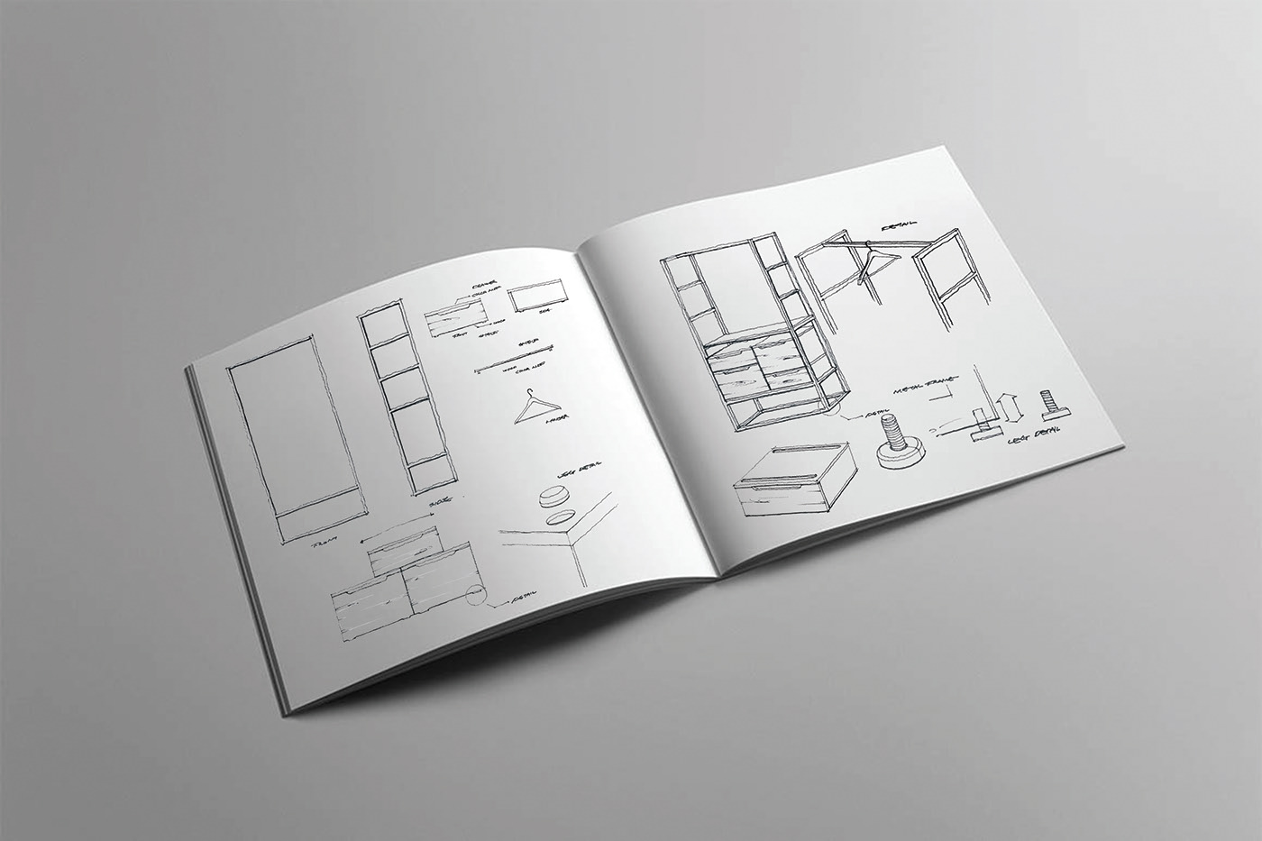 modularization，cabinet，coat hanger，personality，