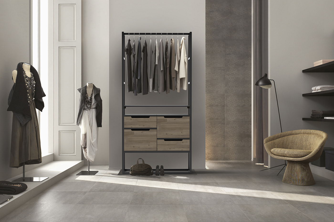 modularization，cabinet，coat hanger，personality，