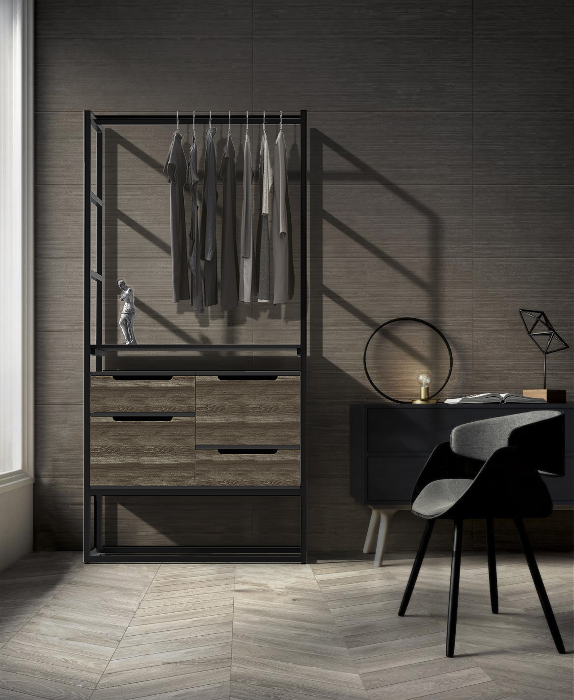 modularization，cabinet，coat hanger，personality，