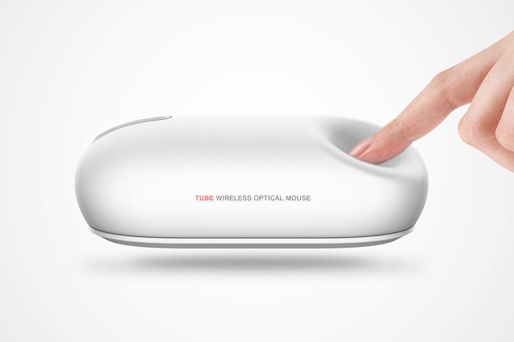 mouse，silica gel，Ergonomics，white，