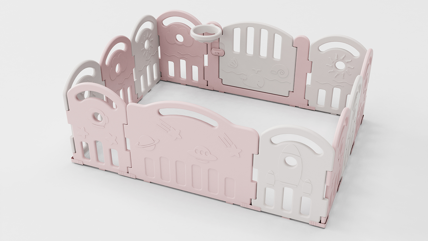 Mother baby toys，Children's fence，