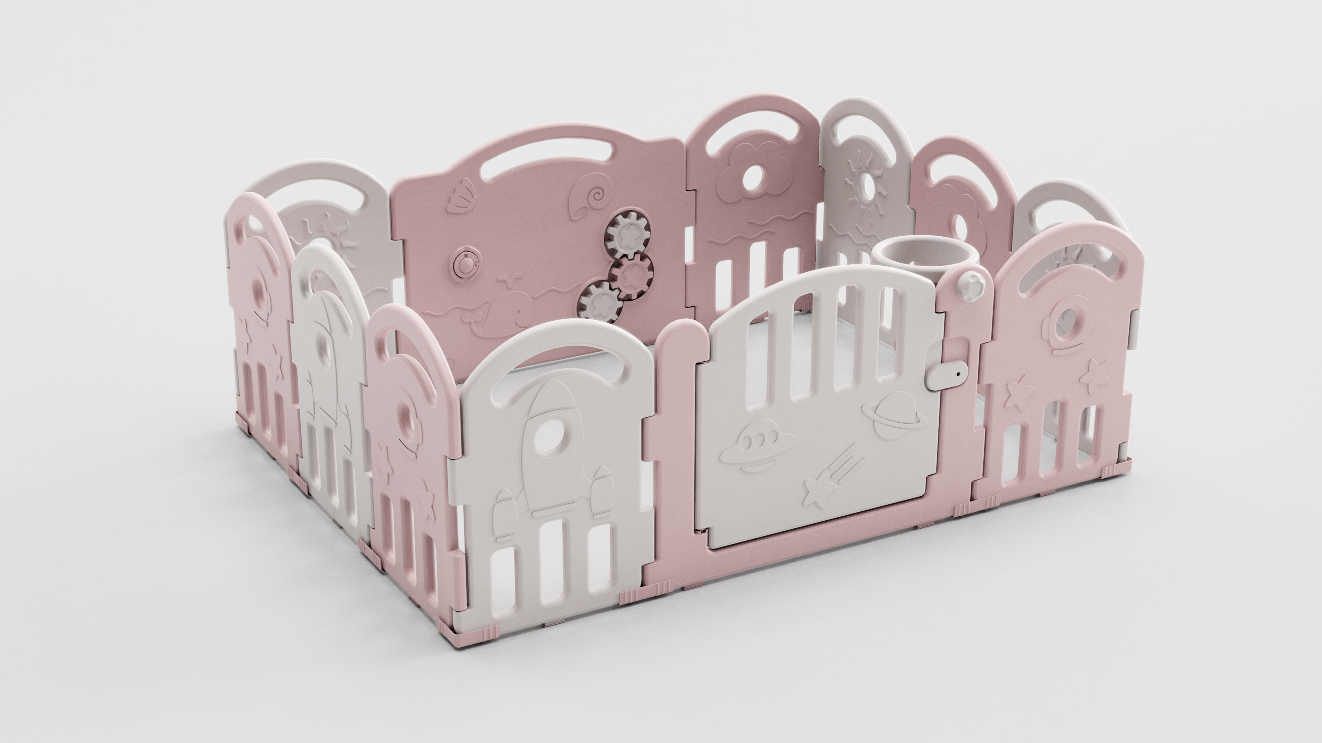 Mother baby toys，Children's fence，