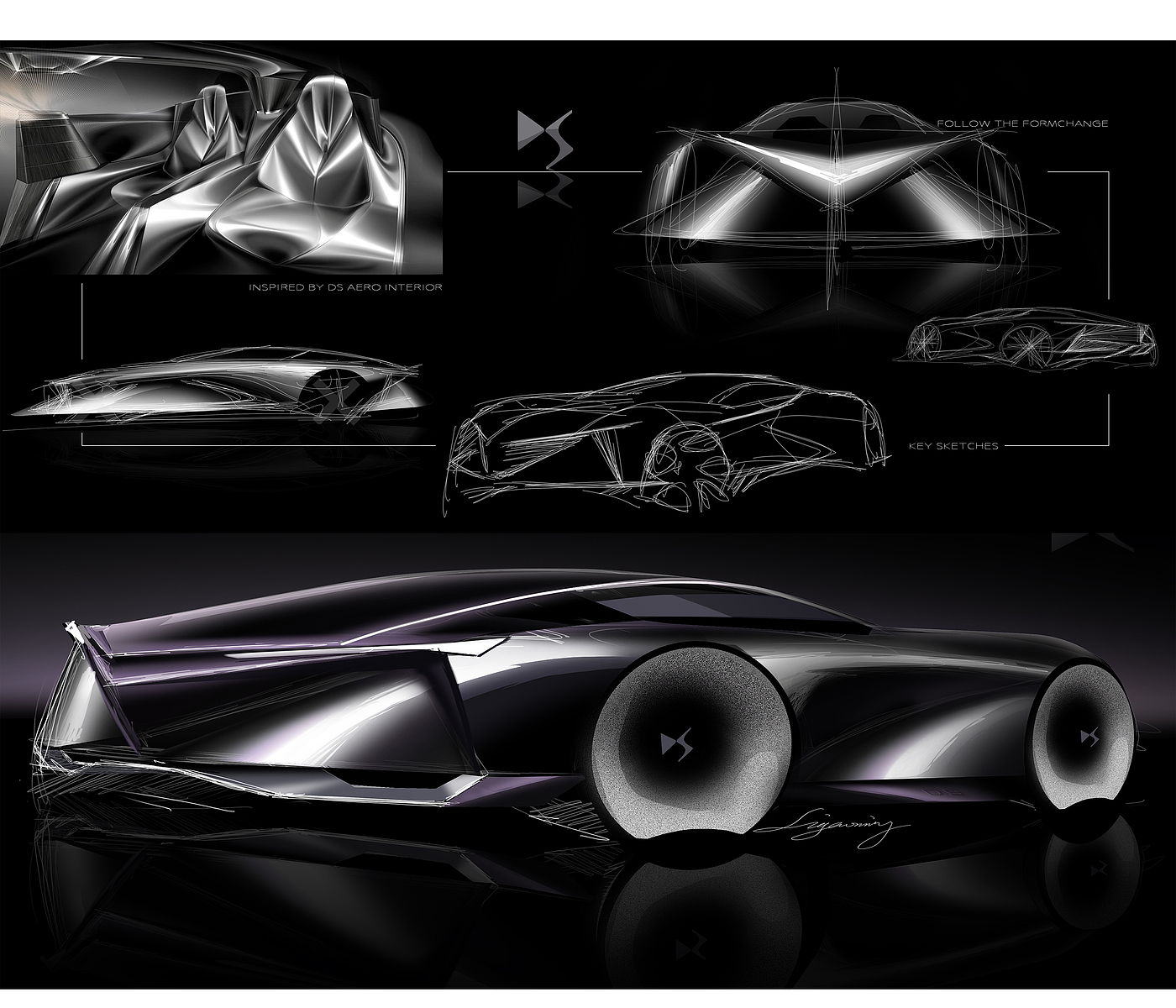 aero，ds，designsketches，CONCEPTDESIGN，concept，Sketches，car，