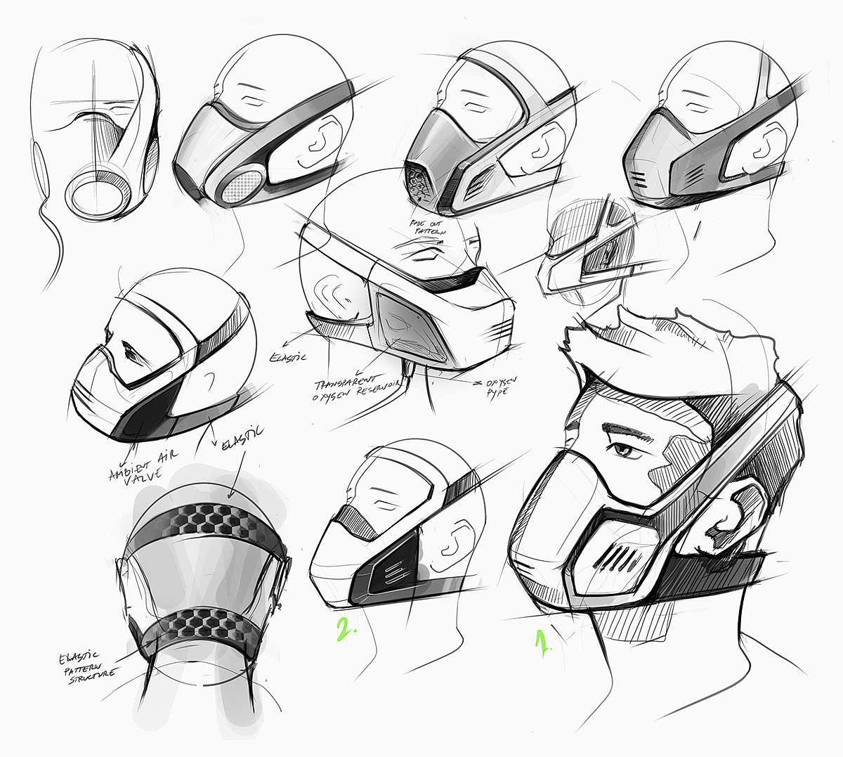 product design，on foot，Mountaineering，Oxygen supply，