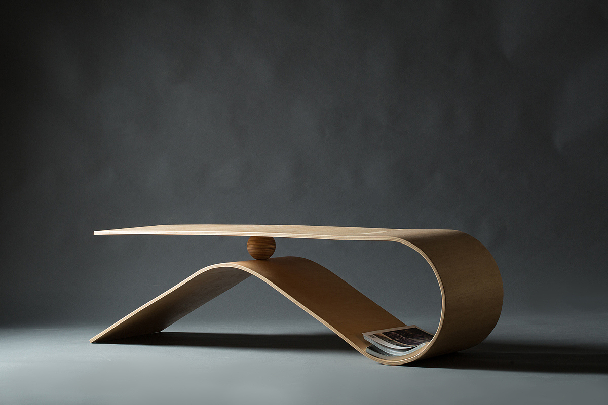 Home Furnishing，Table，Receive，wood，product design，