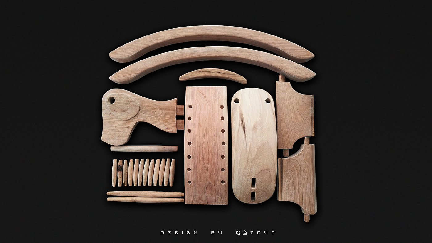 Log，Creative toys，rocking horse，