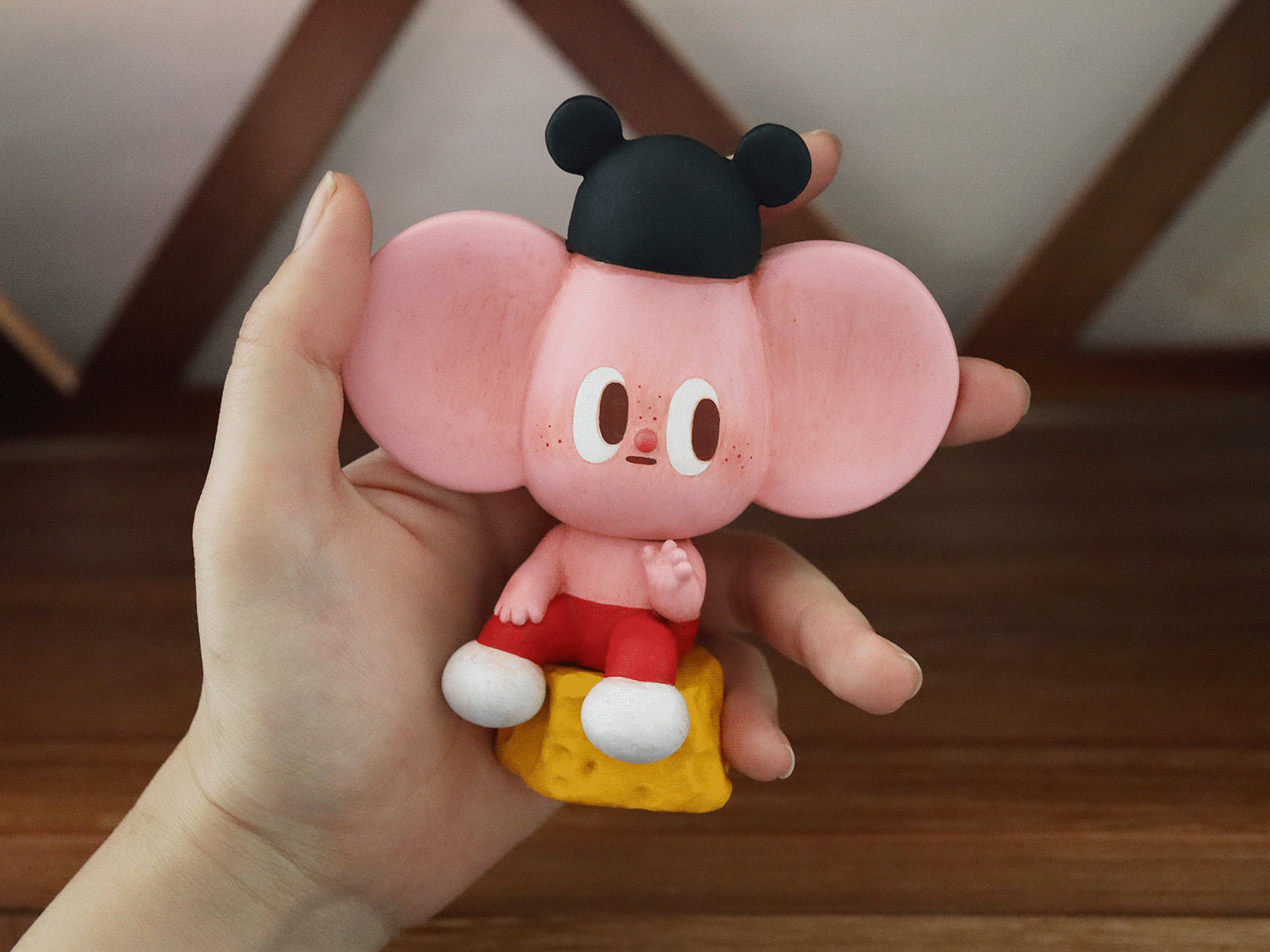 lovely，Black mouse，Little mouse，Handicrafts，Toys，Garage Kit，