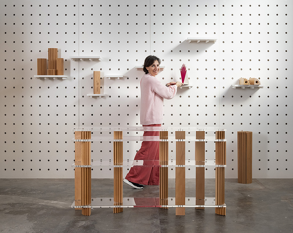 Furniture home，bookshelf，REmix，Belen Moneo，