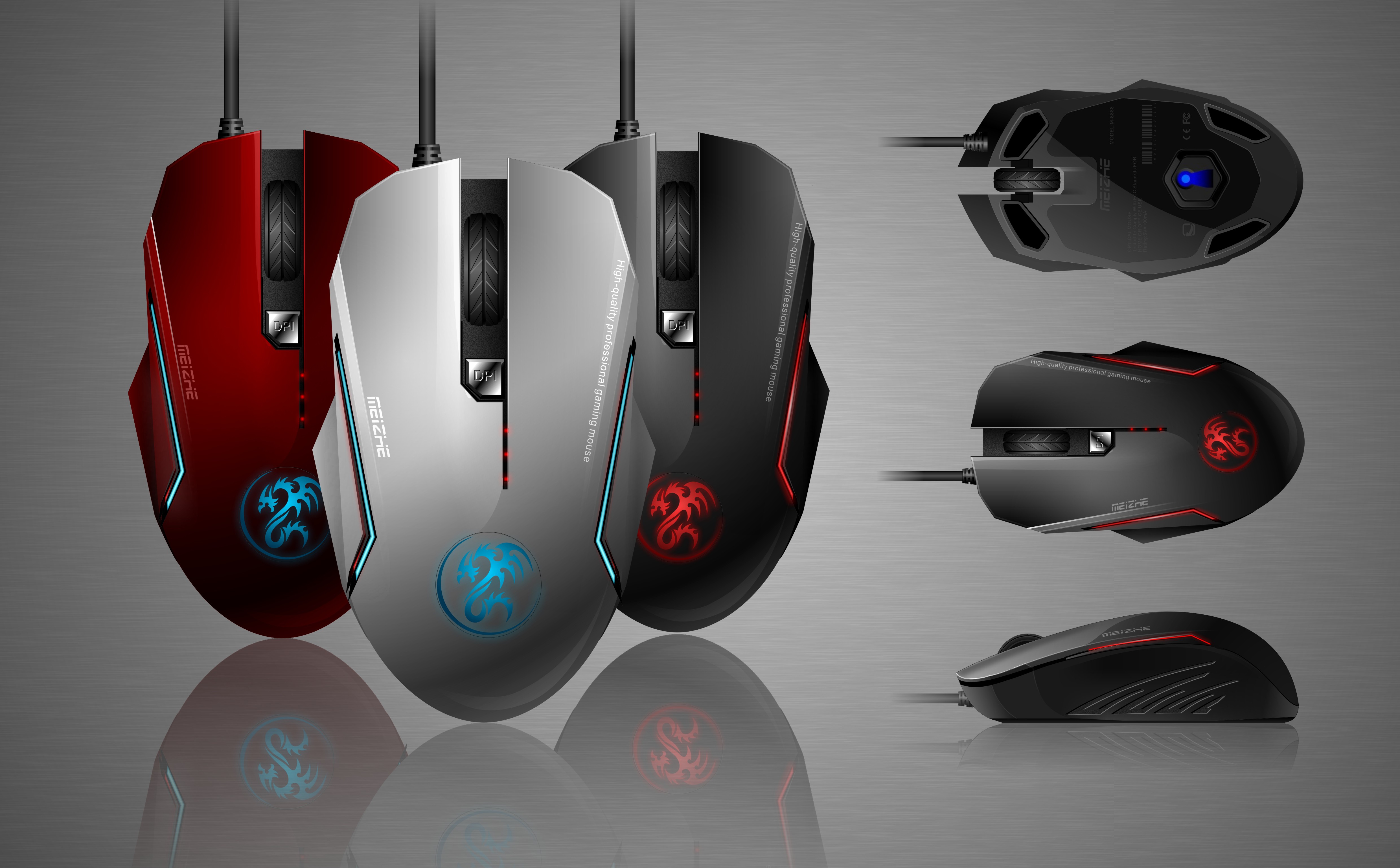 Mouse design，coreldraw，Computer peripheral design，