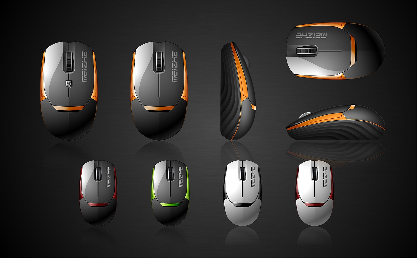 Mouse design，coreldraw，Computer peripheral design，