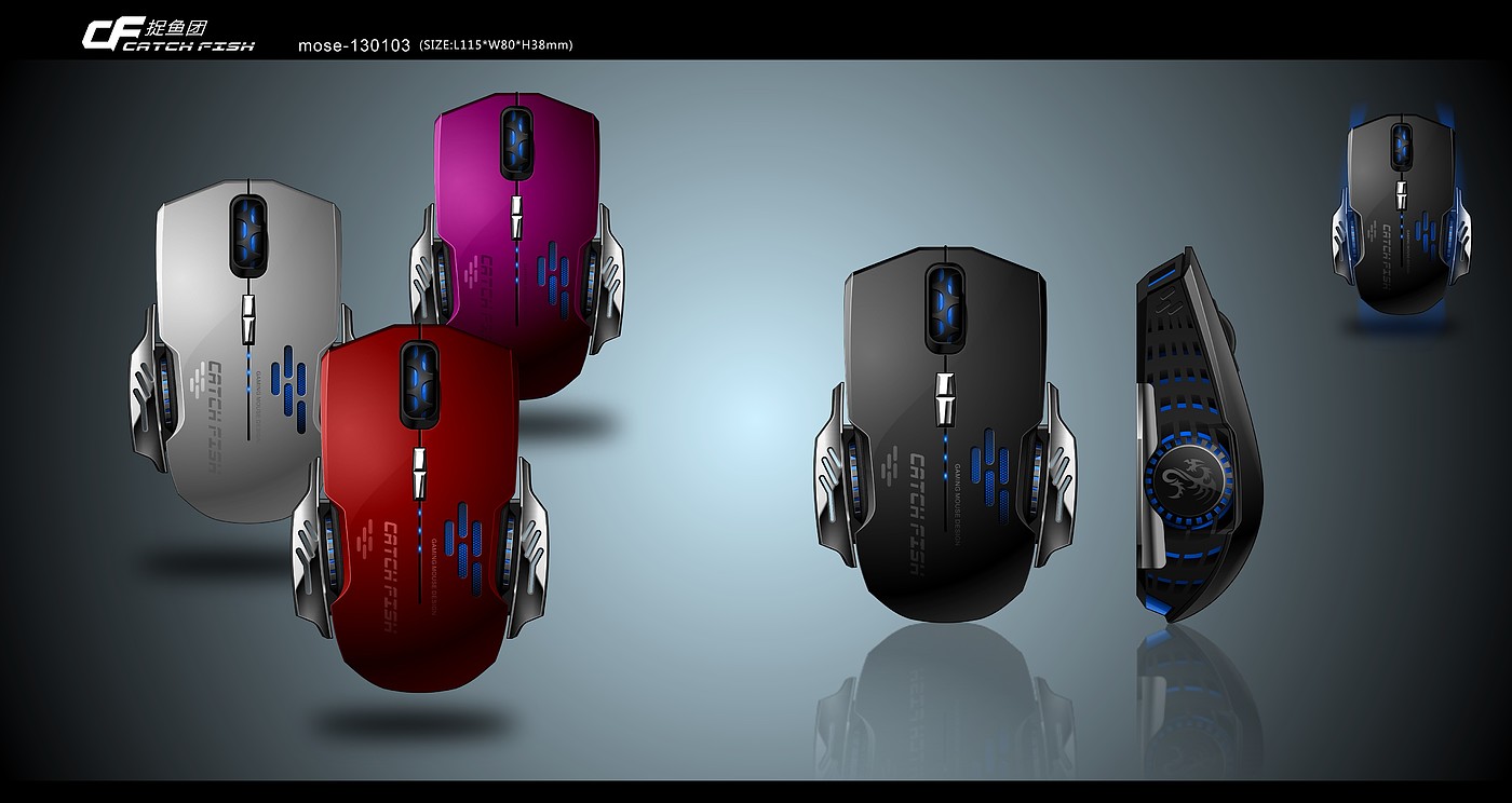Mouse design，coreldraw，Computer peripheral design，