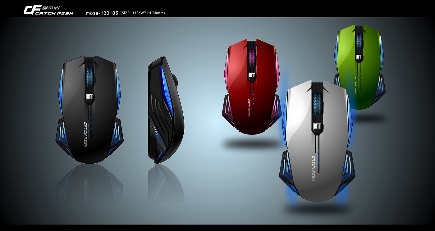 Mouse design，coreldraw，Computer peripheral design，