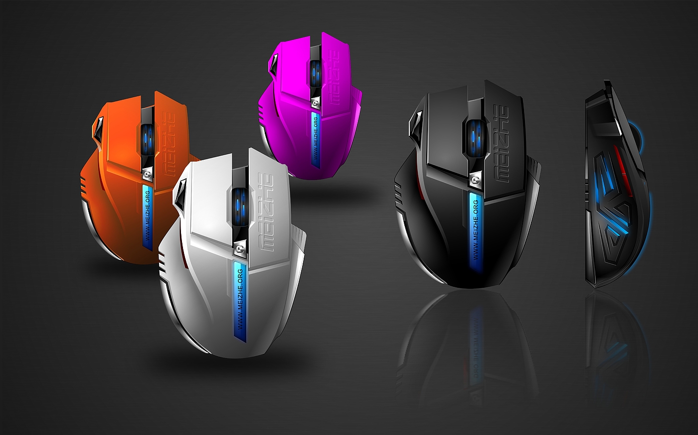 Mouse design，coreldraw，Computer peripheral design，