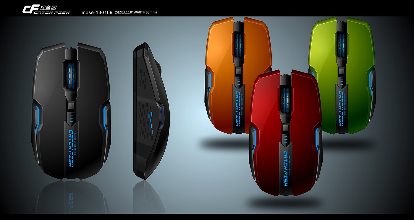 Mouse design，coreldraw，Computer peripheral design，
