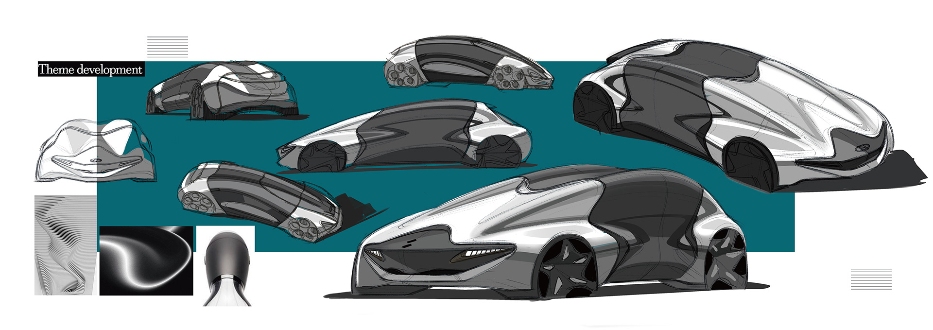 You're a mole.，sketch，Automobile design，conceptual design，