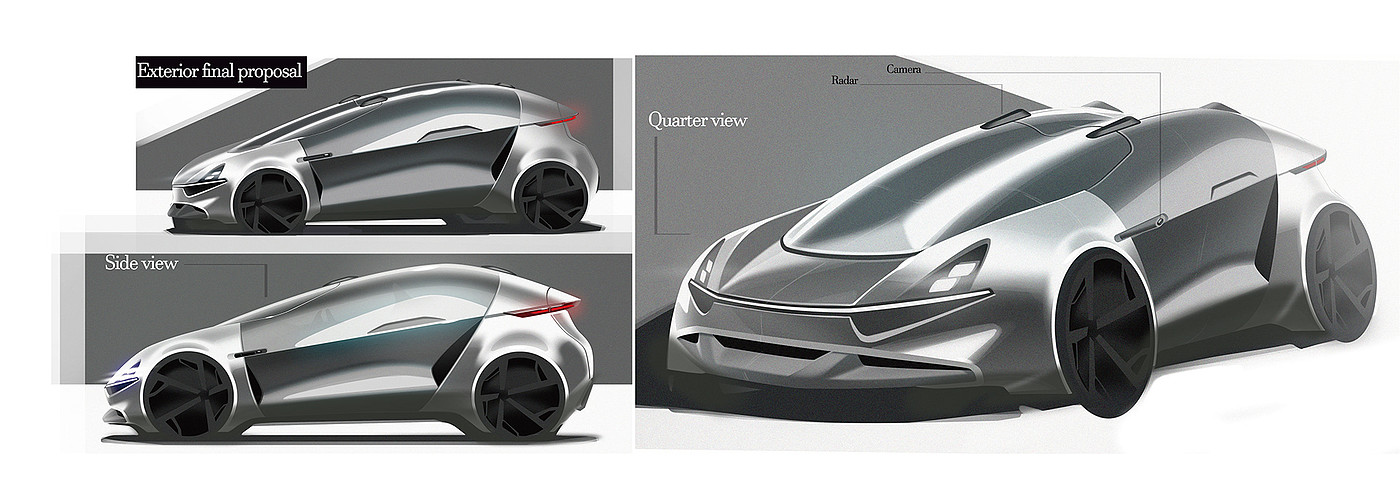 You're a mole.，sketch，Automobile design，conceptual design，