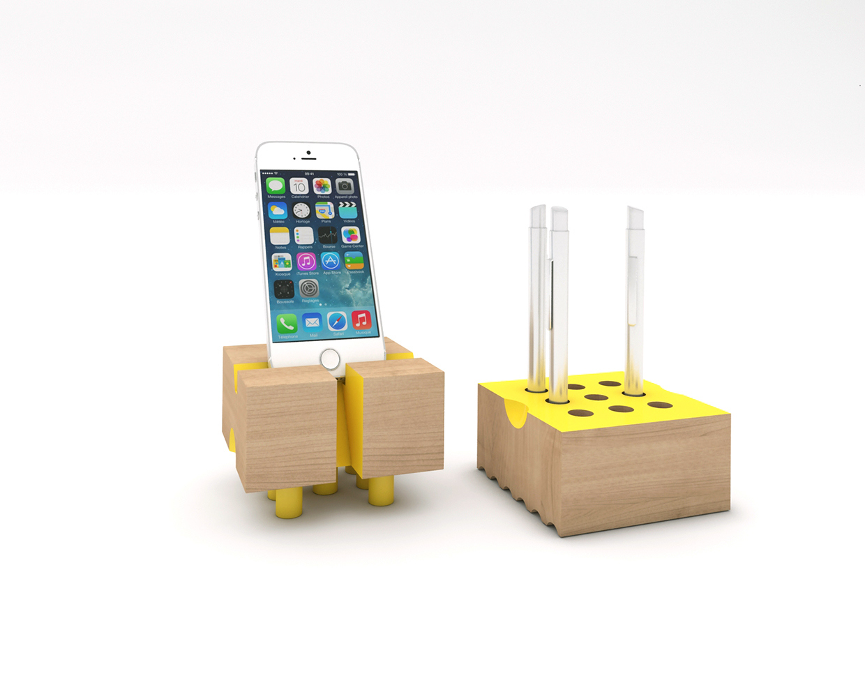 multi-function，Office Supplies，product design，wood，Receive，
