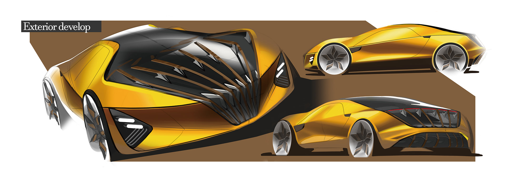 You're a mole.，sketch，Automobile design，conceptual design，