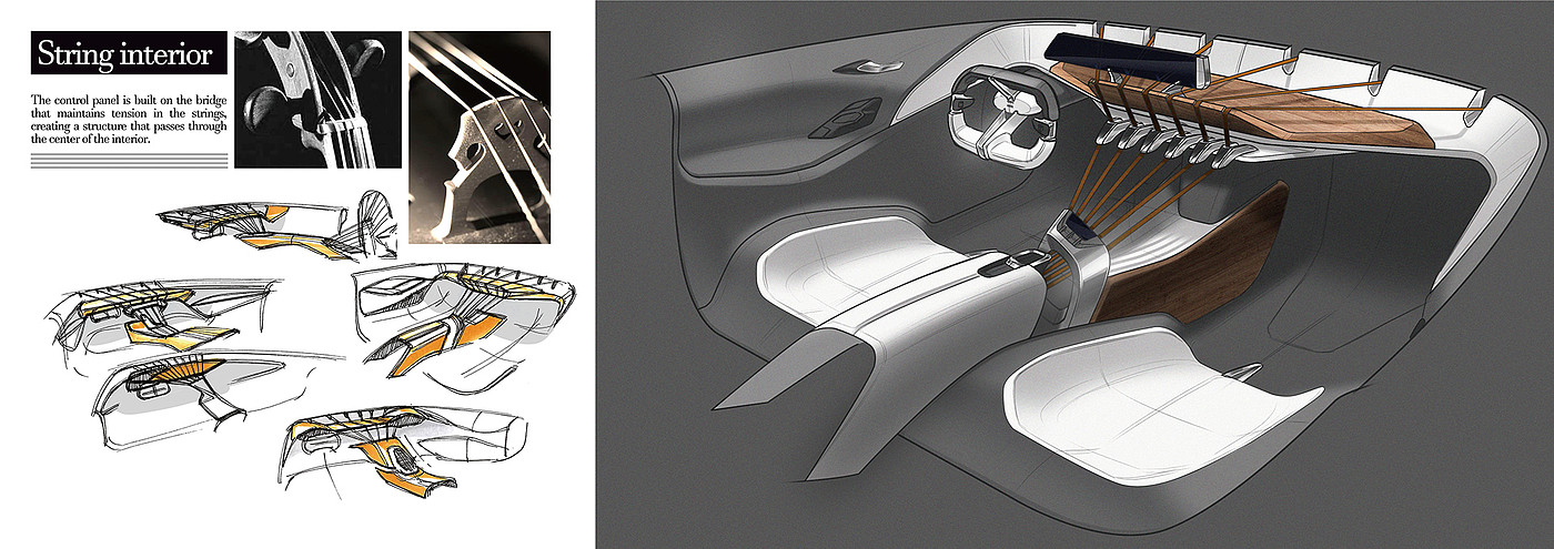 You're a mole.，sketch，Automobile design，conceptual design，