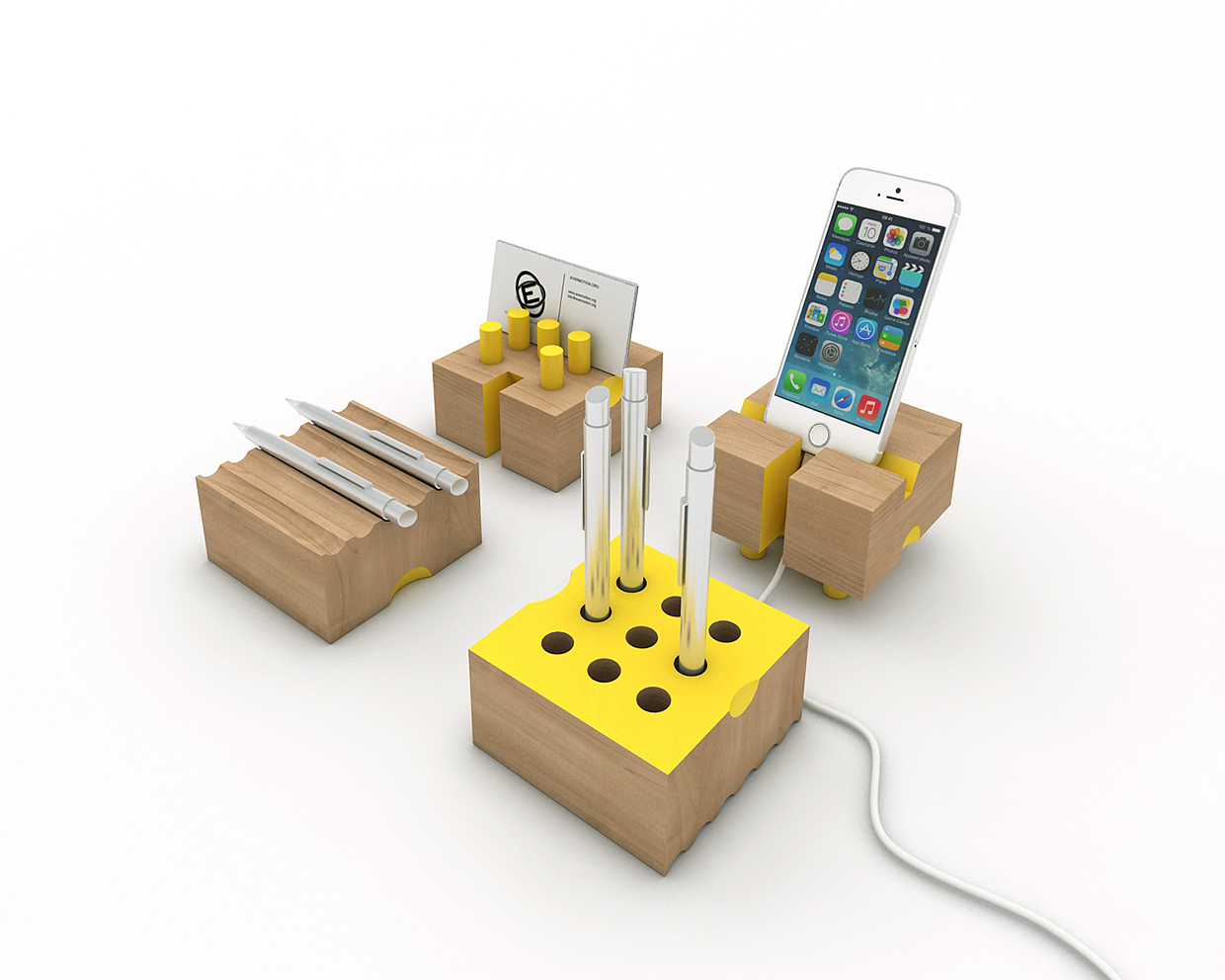 multi-function，Office Supplies，product design，wood，Receive，