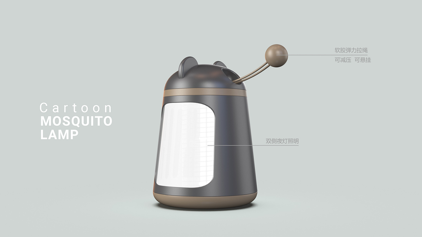 Cartoon，Fortune Cat，Mosquito killing lamp，diy，lighting，
