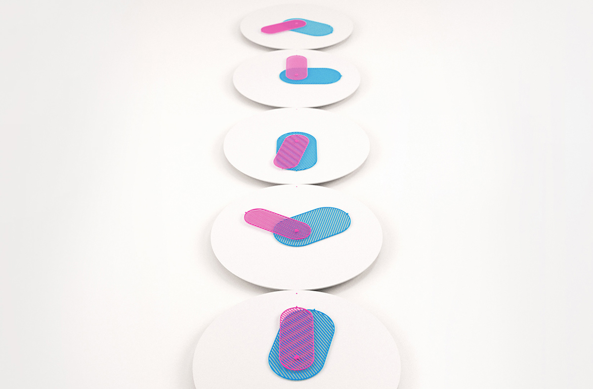 Clock，clocks and watches，color，Minimalist design ，