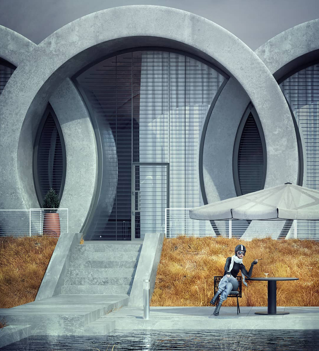 Architectural design，Sign building，Brand design，conceptual design，