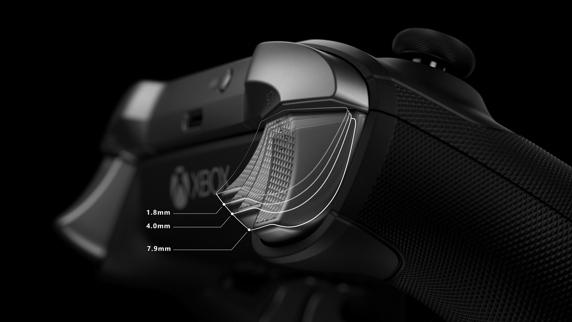 black，Game handle，Xbox Series 2，Microsoft，