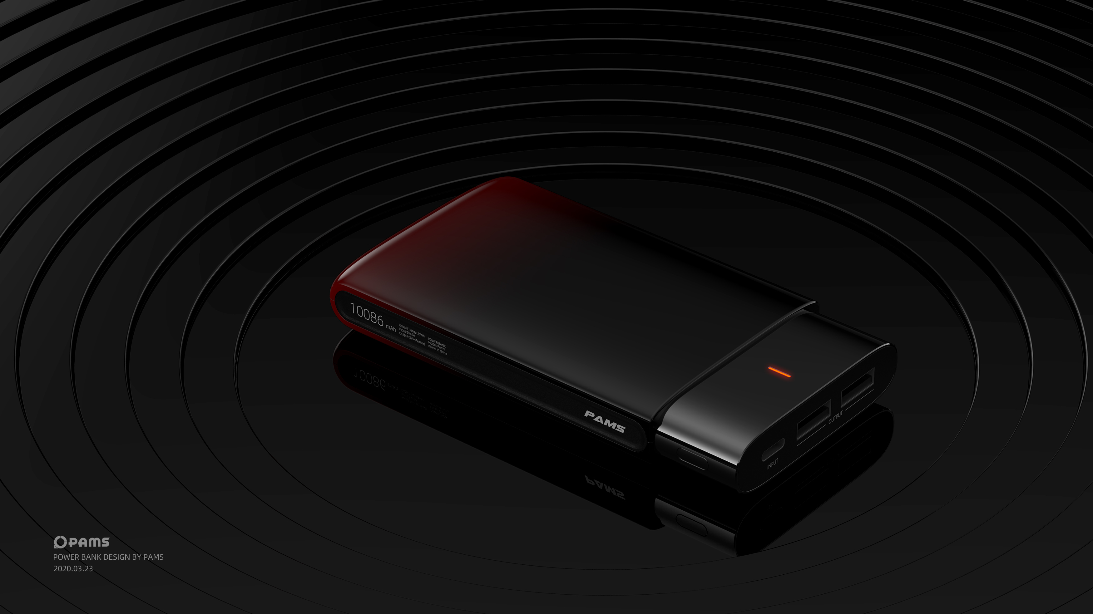 Render，portable battery，cmf，portable source，