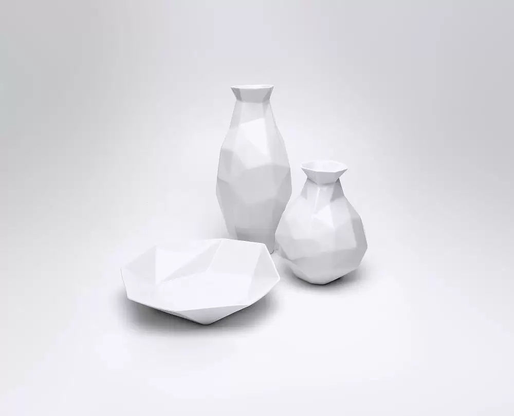 Luiz Pellanda，Arts and Crafts，white，ceramics，