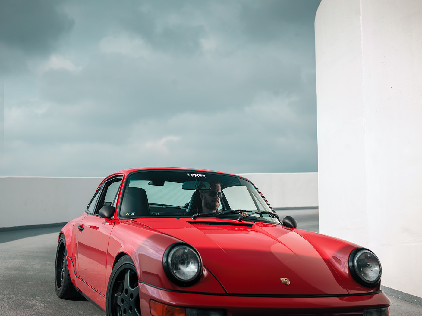 vehicle，automobile，Sports car，Porsche，Porsche 964，gules，