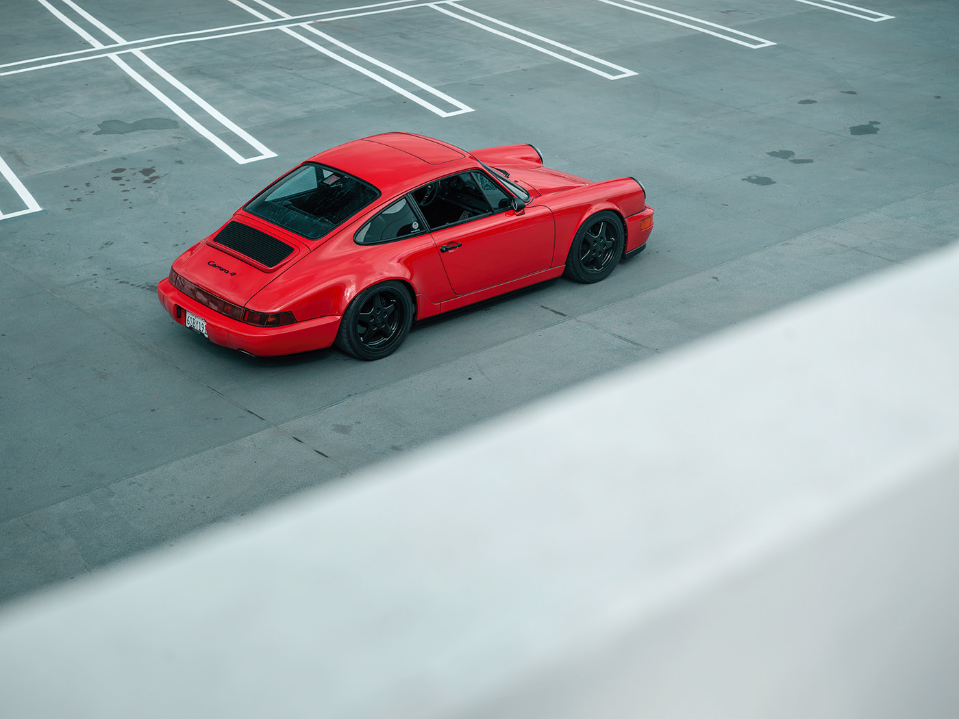 vehicle，automobile，Sports car，Porsche，Porsche 964，gules，