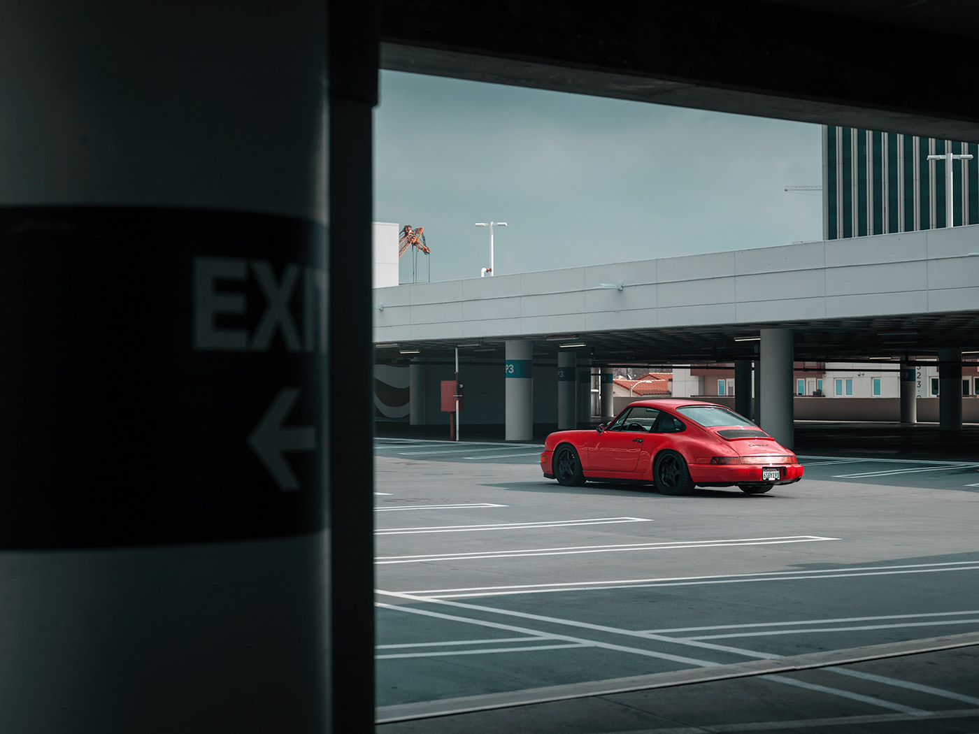 vehicle，automobile，Sports car，Porsche，Porsche 964，gules，