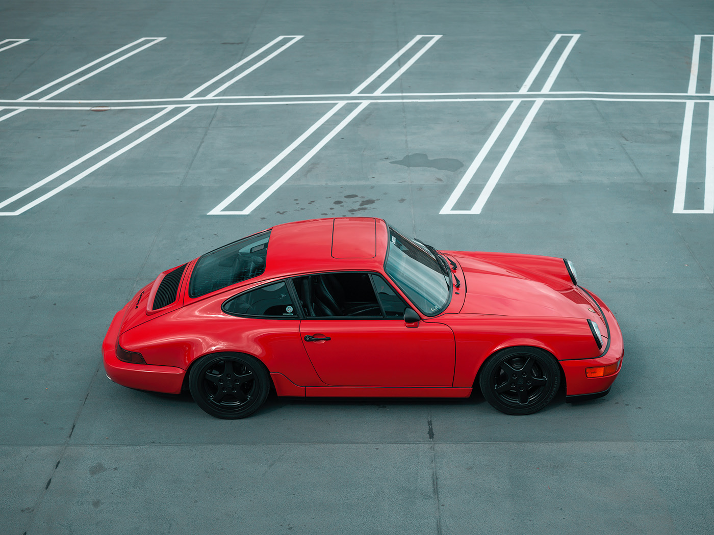 vehicle，automobile，Sports car，Porsche，Porsche 964，gules，